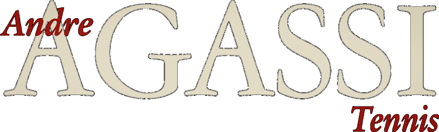 Andre Agassi Tennis logo for Super Nintendo